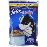 Felix Junior Pouch Tavuklu Yavru Yaş Kedi Maması 85Gr