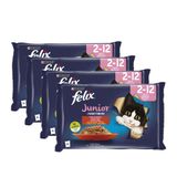 Felix Junior Sığır Etli ve Tavuklu 16x85 gr Yavru Kedi Maması