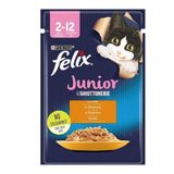Felix Junior Tavuklu 85 gr x 10 Adet Yavru Kedi Yaş Mama