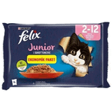 Felix Junior Tavuklu Yavru Yaş 4x85 gr Kedi Maması