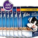 Felix Karışık 100x85 gr Yetişkin Yaş Kedi Maması
