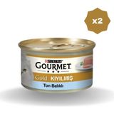 Felix Kedi Yaş Mama Gourment Gold Kıyılmış Tonlu 85 gr - (2 Adet)