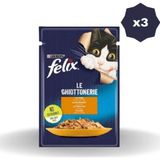 Felix Kedi Yaş Mama Tavuk Etli 85 Gr - (3 Adet)