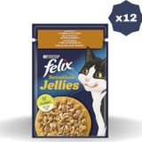 Felix Kedi Yaş Mama Tavuklu Ve Havuçlu 85 Gr - (12 Adet)
