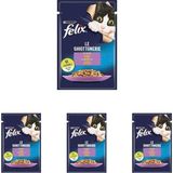 Felix Kuzu Etli Kedi Yaş Maması 85 gr (4 paketi)