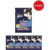 Felix Le Ghiottonerie Kuzu Etli Jöle Içinde Yaş Kedi Maması 85 gr x 6 Adet - Minik Dostunuz Için Ziyafet Vakti!