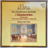 Felix Mendelssohn Bartholdy Beaux Arts Trio 2 Klaviertrios Lp Plak (Orijinal Dönem Hollanda Baskı Plak)