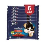 Felix Multipack 4x85 gr 6 Adet Jöle İçinde Sığır Etli Ve Tavuklu Yetişkin Kedi Konservesi