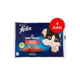 Felix Multipack Sığır Etli Kedi Konserve Maması 4 X 85 Gr 4 Paket