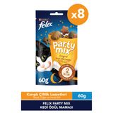 Felix Party Mix Karışık Çiftlik Lezzetleri Kedi Ödül Maması X8