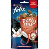 Felix Party Mix Karışık Izgara Lezzetleri Sığır Etli Tavuklu ve Somonlu Kedi Ödülü 60 Gr