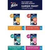 Felix Party Mix Karışık Kedi Ödül Maması 32LI