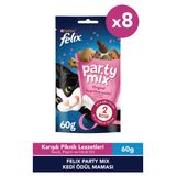Felix Party Mix Karışık Piknik Lezzetleri Kedi Ödül Maması x8