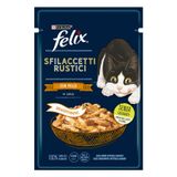 Felix Pouch Tasty Shreds Tavuklu Lezzetli Et Dilimleri Yaş Özel 80 gr Kedi Maması
