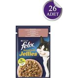 Felix Purina 26 x 85 gr Pouch Karides ve Somonlu Yetişkin Kedi Maması