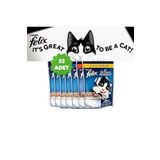 Felix Purina Yeni Paket Yeni Ürün Karışık Yaş Kedi Maması 32 Adet 3 Çeşit