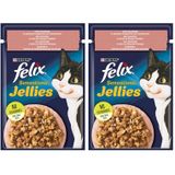 Felix Sensation Somon & Karidesli Kedi Yaş Mama 85 gr 2li paket
