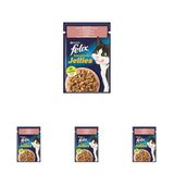 Felix Sensation Somon & Karidesli Kedi Yaş Mama 85 gr (4 paketi)