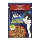 Felix Sensations Sığır Etli ve Domatesli 85 gr Yetişkin Kedi Maması