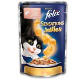 Felix Sensations Somonlu ve Karidesli 100 gr Kedi Maması Pouch