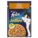 Felix Sensations Tavuklu Ve Havuçlu Yaş Kedi Maması 85 Gr