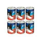 Felix Sığır Etli 6x400 gr Yetişkin Kedi Konserve Maması