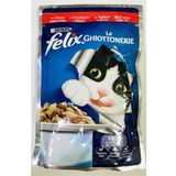Felix Sığır Etli Pouch Konserve Kedi Maması 10 Adet
