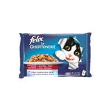 Felix Sığır Etli Ve Tavuklu Tam Yaş Kedi Maması 4'Lü