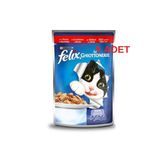 Felix Sığır Etli Yaş Kedi Maması X 5 Adet