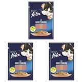 Felix Somonlu Kedi Yaş Mama 85 Gr (3 paketi)