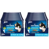Felix Somonlu Kedi Yaş Maması Avantajlı Paket (48 x 85 gr) (2 paketi)