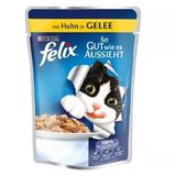Felix Tavuklu Yaş Kedi Maması 100 gr x 5 Adet Yaş Kedi Maması