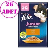 Felix Tavuklu Yaş Yavru Kedi Maması 85 gr 26 Ad - Karışık