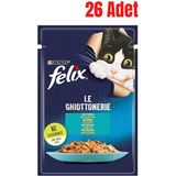 Felix Ton Balıklı Yetişkin Kedi Pouch Yaş Mama 85 gr x 26 Lezzetli ve Besleyici