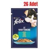 Felix Ton Balıklı Yetişkin Pouch 26x85 gr Yaş Kedi Konservesi