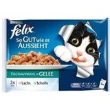 Felix Ton ve Morina Balıklı Yaş 4x85 gr Kedi Maması