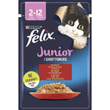 Felix Yavru Sığır Etli Yaş 26x85 gr Kedi Maması