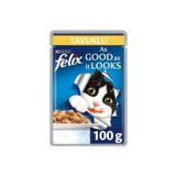 Felix Yetişkin Kedi Pouch Tavuklu Kedi Yaş Maması 12 Adet