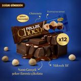 Fellas Choco - Çikolata Kaplı Fındıklı Meyve Bar (35 g) x 12 Adet - 12 x 35 gr