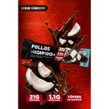 Fellas Çikolata Kaplı HighPro+ Protein Bar - Hindistan Cevizli (50 g) - 12 Adet