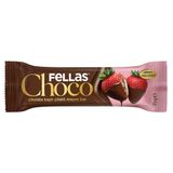Fellas Çikolata Kaplı Meyve Bar - Çilekli 35g