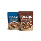 Fellas Granola 2'li Mix Paket - Yaban Mersini & Kuruyemişli (200 g) + Fındık & Kakaolu (200 g)