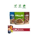Fellas Granola 3'lü Mix Paket - Yaban Mersinli 200 G Fındık 200 G Antep Fıstığı 200 G