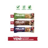 Fellas Granola Bar Protein Kaynağı (23 g) Karma Kutu (12 Adet)