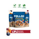 Fellas Granola - Yaban Mersini & Kuruyemiş (200 g) - 3'lü Paket