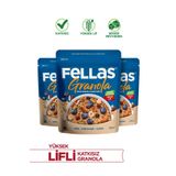 Fellas Granola - Yaban Mersini & Kuruyemiş 200g - 3'lü Paket