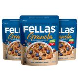 Fellas Granola Yaban Mersini ve Kuruyemiş 200 gr 3lü paket