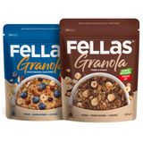 Fellas İkili Granola Paketi: Yaban Mersinli & Fındık Kakaolu (200g+200g)