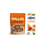Fellas Kuruyemişli Protein Granola & Alpro Badem İçecek Kahvaltı Seti