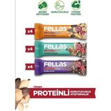 Fellas Protein Bar (32 g) Karma Kutu - 12 Adet (3 Çeşit)